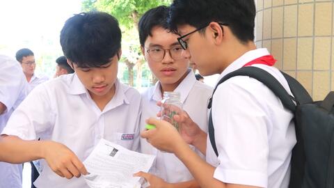 Thí sinh Đà Nẵng tự tin đạt điểm 9 môn Toán trong kỳ thi tuyển sinh lớp 10