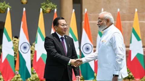 Hai nhà lãnh đạo Ấn Độ - Myanmar hội đàm toàn diện