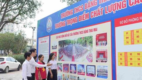 Cạnh tranh gay gắt vào lớp 6 trường trọng điểm ở Nghệ An