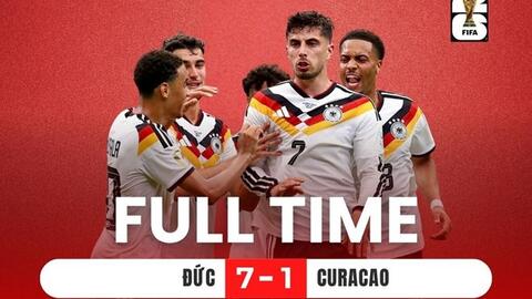 Bảng xếp hạng World Cup 2026: Đức dẫn đầu bảng E