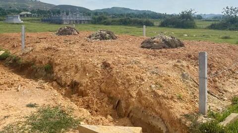 Xử lý hộ dân tự ý đắp mộ giả chiếm đất nghĩa trang