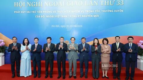 Thủ tướng Lê Minh Hưng dự phiên toàn thể Hội nghị Ngoại giao 33
