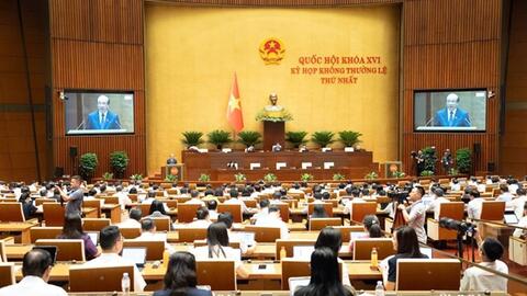 Quốc hội thảo luận về việc thành lập thành phố Quảng Ninh và thành phố Bắc Ninh