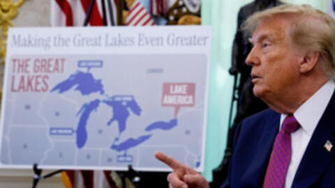 Ông Trump tuyên bố đổi tên ‘hồ Ontario’ thành hồ America