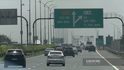 Dự kiến xử phạt vi phạm làn tốc độ cao trên cao tốc Cầu Giẽ - Cao Bồ từ 20.10