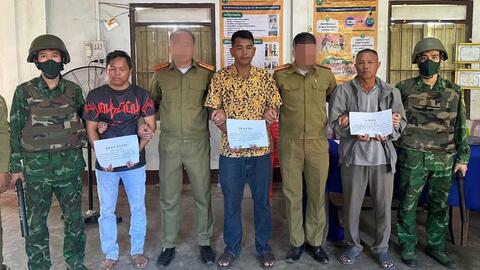 Bắt 3 đối tượng người Lào trong chuyên án thu giữ 30 tấn pháo nổ