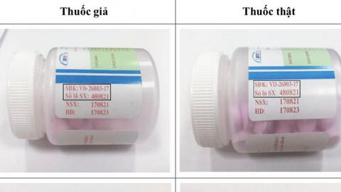 Cảnh báo phát hiện thuốc hạ sốt, giảm đau giả trên thị trường