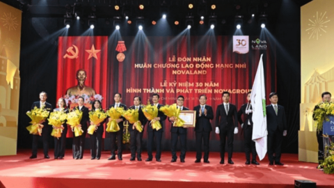 Novaland vinh dự đón nhận Huân chương Lao động hạng Nhì