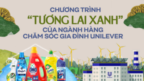 Ấn tượng chương trình ‘Tương lai xanh’ của Unilever: Đã thu được 12.000 tấn rác thải nhựa, tạo việc làm cho 1.500 lao động ve chai