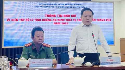 TP Hồ Chí Minh tổ chức diễn tập về tình huống an ninh trật tự trên địa bàn