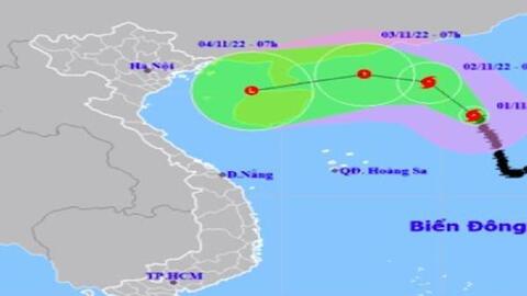 Tin bão mới nhất: Bão số 7 mạnh lên giật cấp 14, thời tiết biển nguy hiểm