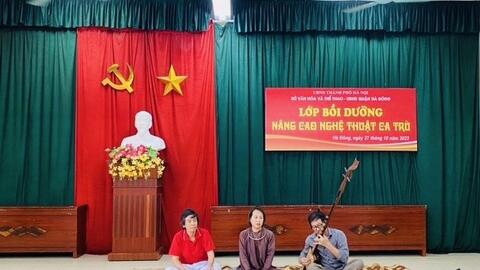 Quận Hà Đông: Bồi dưỡng, nâng cao chất lượng hoạt động của các CLB ca trù