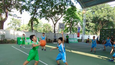 Khởi tranh vòng Chung kết giải bóng rổ học sinh tiểu học Hà Nội lần thứ XVI