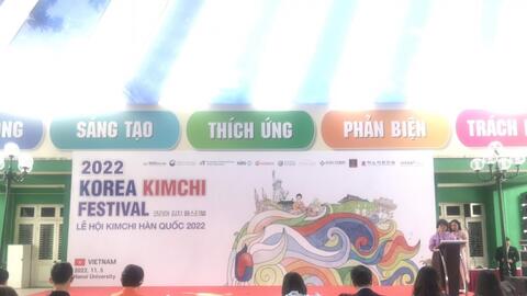 Giới trẻ hào hứng với Lễ hội Kim chi Hàn Quốc 2022 tại Hà Nội