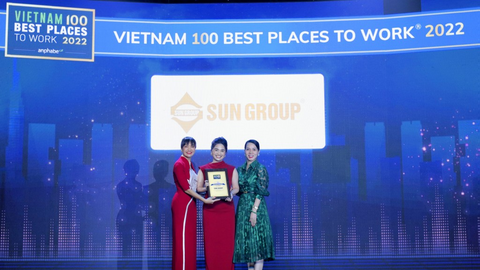 Sun Group tiếp tục nối dài chuỗi giải thưởng uy tín về môi trường làm việc