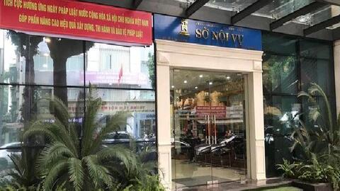 Trụ sở Sở Nội vụ Hà Nội bị công an tạm đình chỉ hoạt động
