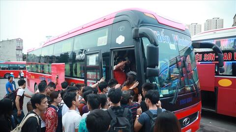 Bố trí xe đảm bảo số lượng, chất lượng phục vụ Nhân dân dịp Tết