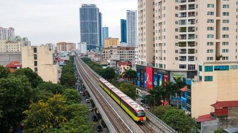 Tuyến metro Nhổn - Ga Hà Nội: Hiệu suất đạt 100% trong ngày đầu tiên