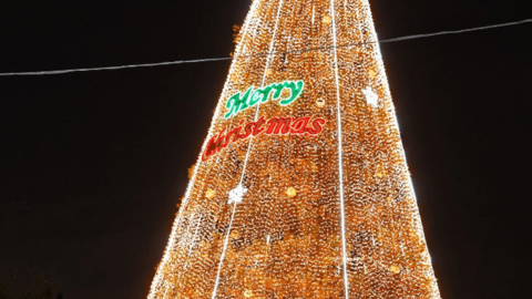 Choáng ngợp với những cây thông Noel tại các trường ĐH hàng đầu thế giới: Có nơi chịu chi trang trí cây cao hàng chục mét như toà tháp