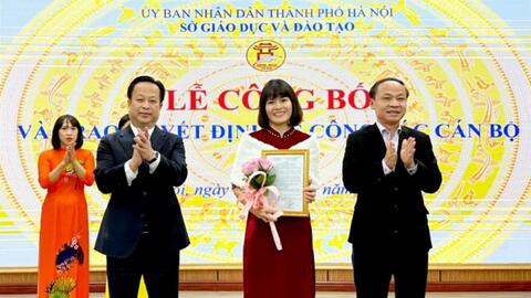 Trường THPT Chu Văn An có Hiệu trưởng mới