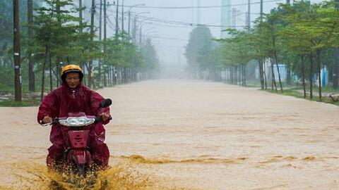 Miền Trung hứng đợt mưa lớn 400 mm