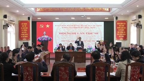 Quận ủy Cầu Giấy: 31/31 chỉ tiêu hoàn thành và vượt mức