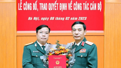 Công bố quyết định của Thủ tướng Chính phủ bổ nhiệm nhân sự Bộ Quốc phòng