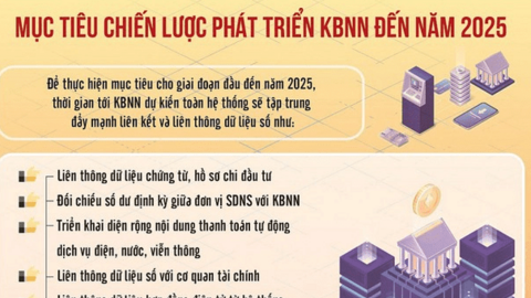 Năm 2025, kho bạc phấn đấu vận hành dựa trên dữ liệu số