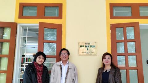 Khai trương thư viện Búp Sen Xanh tại quê hương nhà văn Sơn Tùng