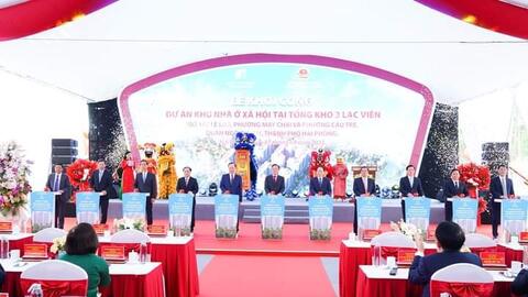 Hải Phòng: Khởi công dự án khu nhà ở xã hội hơn 4.800 tỷ đồng