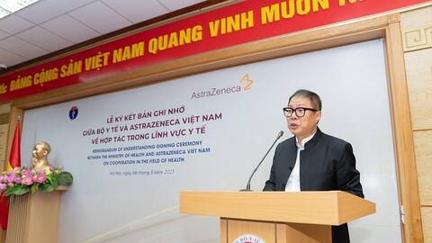 Bộ Y tế và AstraZeneca công bố hợp tác y tế mới
