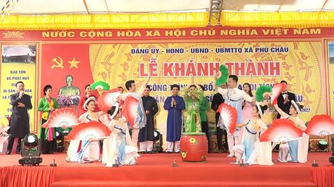 Khánh thành công trình tu bổ, tôn tạo di tích lịch sử văn hóa chùa Sùng Chân