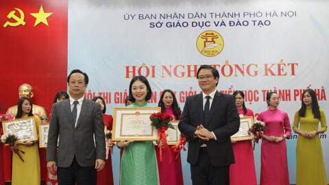 Hà Nội: Khen thưởng 150 giáo viên dạy giỏi cấp tiểu học