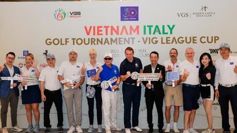 VGS Group tổ chức thành công giải giao hữu quốc tế Vietnam Italy Golf Tournament