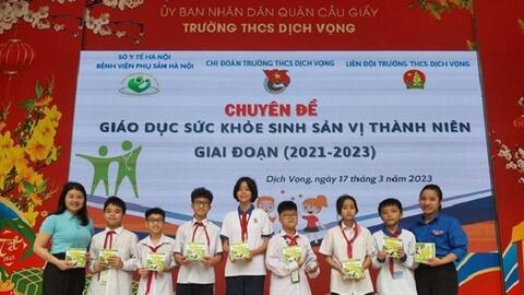 Giáo dục sức khỏe sinh sản vị thành niên cho học sinh các trường THCS
