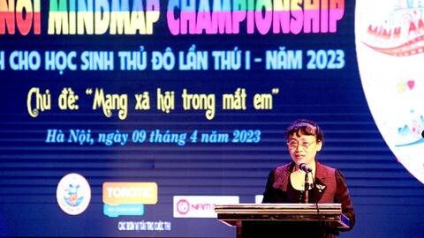 Hơn 100 học sinh dự vòng Chung kết cuộc thi Sơ đồ tư duy Hà Nội 2023