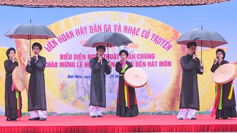 Phúc Thọ (Hà Nội) tổ chức Liên hoan “Hát dân ca và nhạc cổ truyền năm 2023”