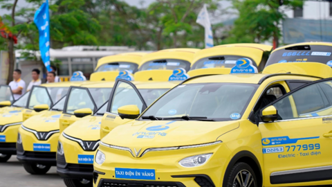 Taxi Én Vàng mua và thuê 150 xe điện VinFast, ra mắt dịch vụ taxi điện đầu tiên tại Hải Phòng