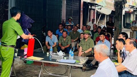 Huyện Gia Lâm: Triển khai 235 điểm chữa cháy công cộng và tổ liên gia an toàn PCCC