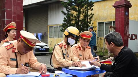 Hải Phòng: Xử phạt 177 tài xế vi phạm nồng độ cồn trong một tuần