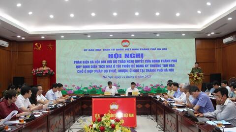 Lấy ý kiến phản biện vào quy định diện tích nhà ở tối thiểu được đăng ký thường trú tại Hà Nội