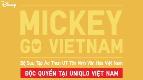UNIQLO ra mắt BST độc quyền Mickey Go Vietnam