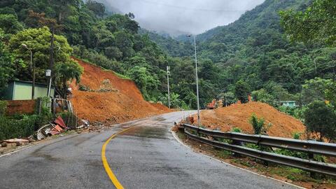Thông xe đèo Bảo Lộc sau vụ sạt lở kinh hoàng