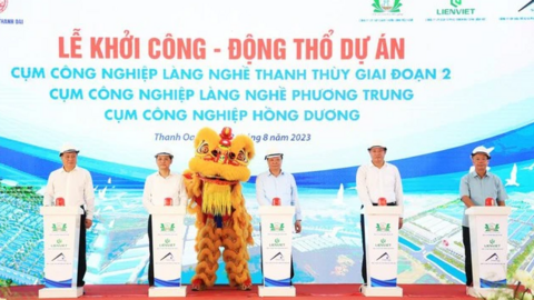 Bí thư Hà Nội dự khởi công 3 cụm công nghiệp tại Thanh Oai