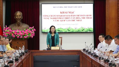 Hơn 1.000 tác phẩm dự giải báo chí vì sự nghiệp văn hóa, thể thao và du lịch