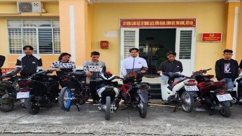 Kiên Giang: Ngăn chặn nhóm thanh niên tụ tập đua xe trái phép
