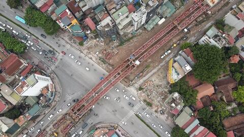 Long Biên - Hà Nội: Phân luồng giao thông tại nút giao Hồng Tiến-Nguyễn Văn Cừ