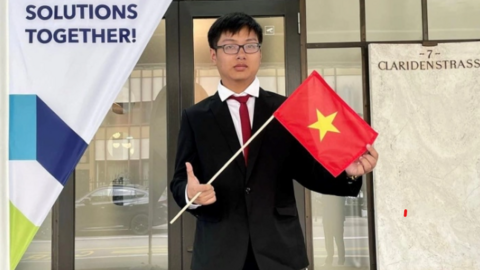 Nam sinh giành huy chương vàng olympic quốc tế: 'Đừng gọi em là thần đồng Hóa học'
