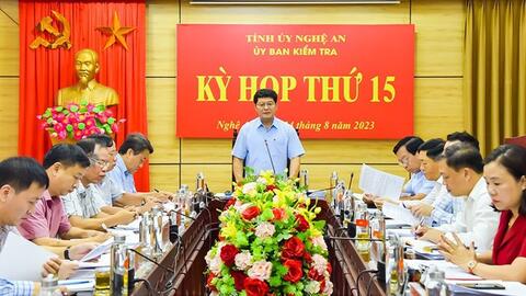 Xem xét thi hành kỷ luật đối với nhiều tổ chức, đảng viên vi phạm