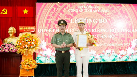 Bổ nhiệm Phó Giám đốc công an 4 tỉnh, thành